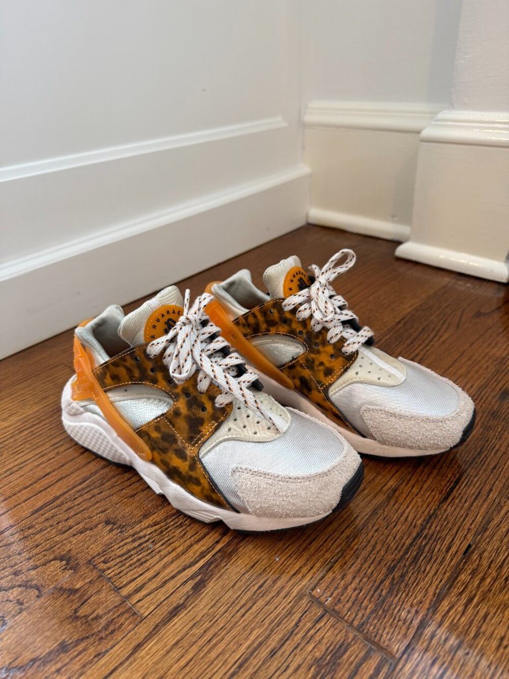 Nike Air Huarache Tortoise Shell Leopard Women's 7 DQ9317-001
